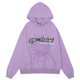 Spider Web Hoodie-Purple #8207