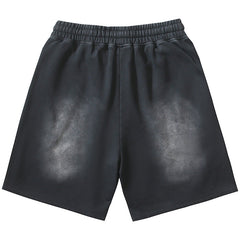 Washed and distressed casual Shorts