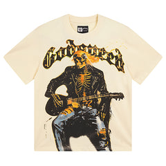 Skeletons Guitarist T-Shirts #3008