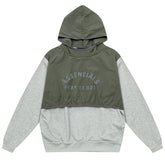 Essentials Letter Logo Splicing Hoodie