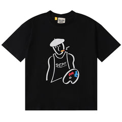 Glittered Logo Printed T-Shirt