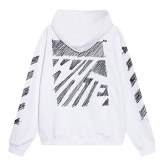 Diag Scribble Hoodie Oversize
