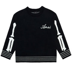 Skull Knit Sweater Oversize