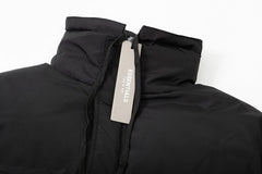 double thread Essential colorful laser stand collar down jacket