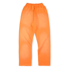 Fire Orange Closed Elastic Bottom Pants