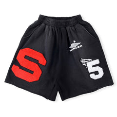 Cut Sweatshort Vintage Black