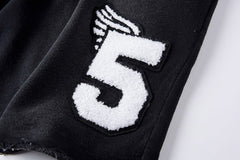 Cut Sweatshort Vintage Black