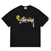 BAPE X Stussy Shark Print T-Shirt