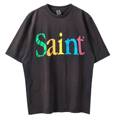 Letter Logo Print T-Shirt