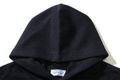 Black Hoodie With Srystal Print