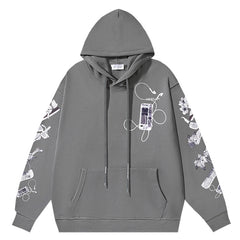 Hoodie With Scan Arr Over Print