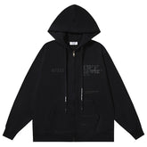 Rubber Arrow Slim Zip Hoodie