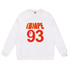 BAPE Ape Head WGM Alphanumeric Print Sweatshirt