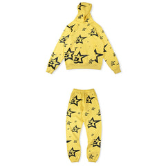 Double Layer 5 Star Hoodie