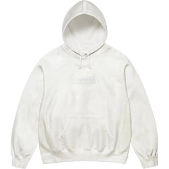 MM6 Foil Box Logo Hooded Sweatshirt