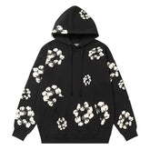 Kapok Pattern Printed Hoodie