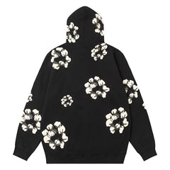 Kapok Pattern Printed Hoodie