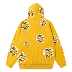 Kapok Pattern Printed Hoodie
