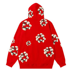 Kapok Pattern Printed Hoodie