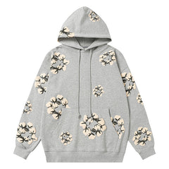 Kapok Pattern Printed Hoodie