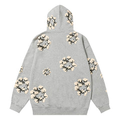 Kapok Pattern Printed Hoodie