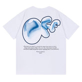 Logo Pattern Print T-Shirts