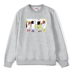 Kids Pattern Crewneck Sweatshirts