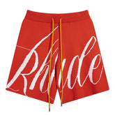 Logo Intarsia-knit Shorts