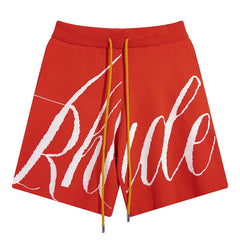 Logo Intarsia-knit Shorts