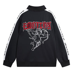 Cupid Embroidery Pattern Jacket