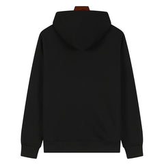 Logo Pattern Printed Hoodie