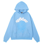Spider Web Hoodie-Blue #8208