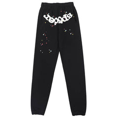 Classic Flame Logo Graffiti Pant-Black #146