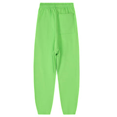 White Foam Printing Pant-Green #8308