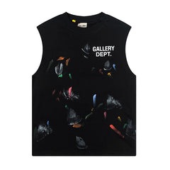Splatter Paint Printed Vest