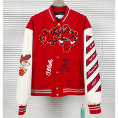 x NBA team series baseball jacket