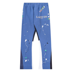 X Lanvin Painted Flare SweatPants