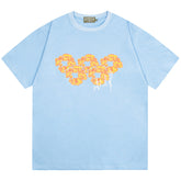 Flame Print Kapok T- Shirts