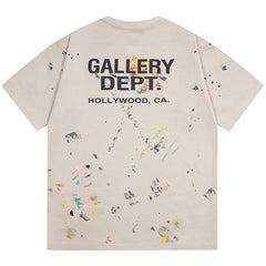. Boardwalk paint-splatter T-shirt