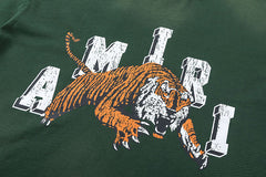 Vintage print tiger logo T-Shirts