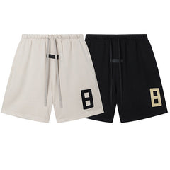 Season 8 8-character flocking print Short