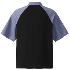 Spliced FG Patch Embroidered Polo Shirt