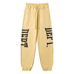 . Letter Printed Sweatpants