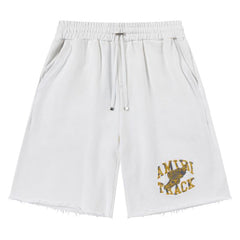 logo-embellished cotton track Shorts