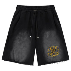 logo-embellished cotton track Shorts