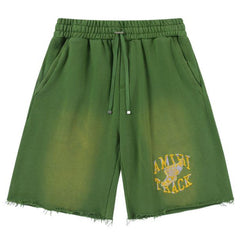 logo-embellished cotton track Shorts