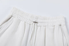 logo-embellished cotton track Shorts