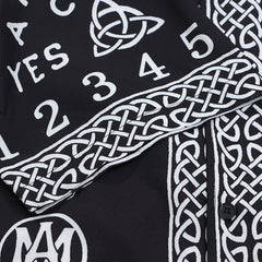 Ouija Board Bowling Shirt In Black