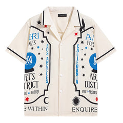 Black Fortune Bowling Shirt