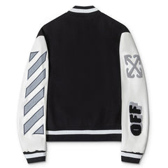 Leather Wool Varsity Jacket